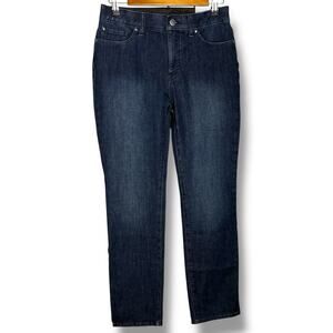 NWT Chico's Jeans Women's Size 00 (2) Fabulously Slimming 4-Way Stretch Mid-Rise